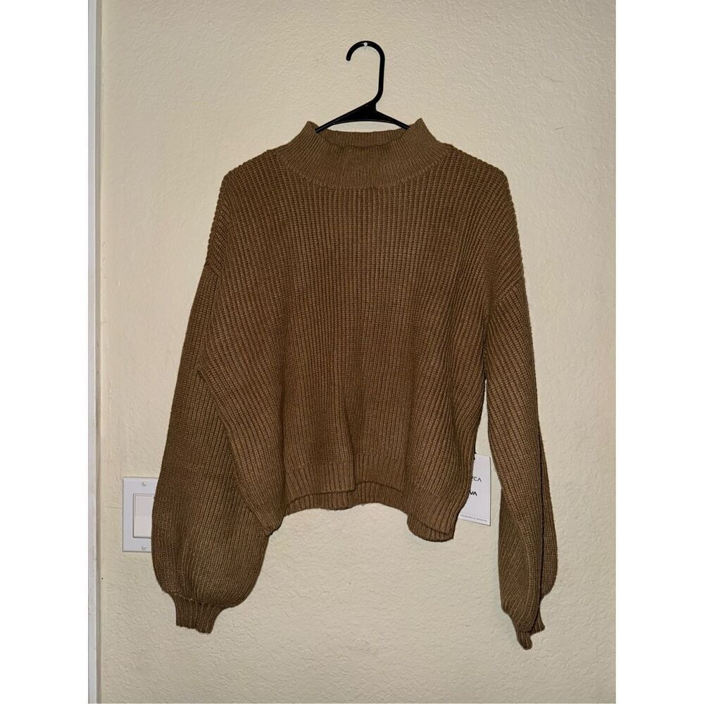 RVCA Women's Dream Cycle Oversized Turtleneck Sweater- SIze Small- NWT